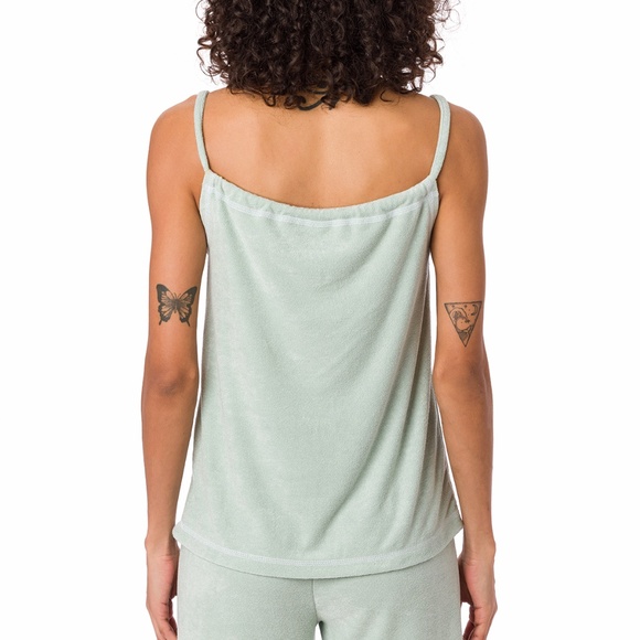 Suvi NYC women's 2-piece short and tank top pajama set . Terry Cotton - Picture 12 of 12